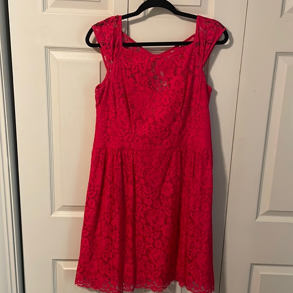 Pink Lace Dress